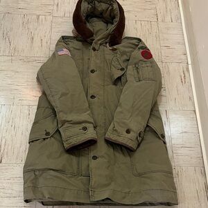 Polo by Ralph Lauren Olive Military Field Jacket Size S